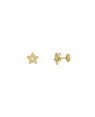 Brinco Estrela Mini Pedra - 00 - 6mm x 6mm - 0.56gr