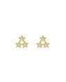 Brinco Tres Estrelas - 00 - 10mm x 10mm - 0.89gr