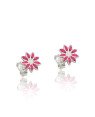 Brinco AG Margarida Mini c/ Resina - G5 - 8mm x 8mm - 0.73gr
