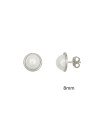Brinco Perola Cabuchao - G3 - 8mm x 8mm - 2.12gr