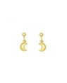 Brinco Lua Mini Dupla - 00 - 5mm x 13mm - 1.08gr