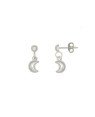 Brinco Mini Lua Dupla - G3 - 5mm x 13mm - 1.06gr