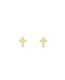 Brinco Cruz Mini - 00 - 5mm x 7mm - 0.47gr