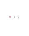 Brinco AG Estrela p/ Pedr - G5 - 4mm x 4mm - 0.50gr