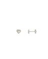 Brinco de Coracao Liso - G5 - 4mm x 4mm - 0.61gr