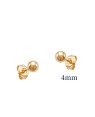 Brinco Bola ABS - 00 - 4mm x 4mm - 0.45gr