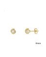 Brinco Gaiola c/ Perola 4mm - 00 - 4mm x 4mm - 0.74gr