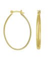 Brinco Argola Oval Fio - 00 - 30mm x 43mm - 3.79gr