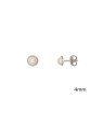 Brinco AG Cabuchao 4mm - G5 - 4mm x 4mm - 0.59gr