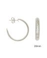 Brinco Argola Chapa Escama - G1 - 25mm x 25mm - 3.96gr