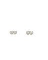 Brinco Coracao Prata Pura - G5 - 8mm x 4mm - 0.70gr