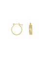 Brinco Argola com Pedra - 00 - 14mm x 14mm - 2.79gr