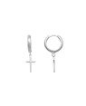 Brinco AG Argolinha Fundida p/ Cruz Palito - G6 - 13mm x 26mm - 2.16gr