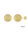 Brinco Bola 14mm Picotada - 00 - 14mm x 14mm - 6.56gr