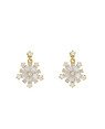 Brinco Fundicao - 34 Zirconia - Trc Estrelinha c/ Estrela Gde - 00 - 14mm x 18mm - 2.96gr