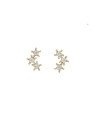 Brinco Fundicao - 6 Zirconia - Estrela (Faz Lado) - 00 - 6mm x 14mm - 1.74gr