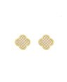 Brinco Fundicao - 50 Zirconia - Trevo 12mm - 00 - 12mm x 12mm - 2.48gr