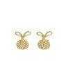 Brinco Fundicao - 58 Zirconia - Cabeca de Coelha - 00 - 14mm x 15mm - 2.77gr