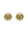 Brinco Fundicao - 166 Zirconia - Redondo c/ Laco No Meio 15mm - 00 - 15mm x 15mm - 3.78gr