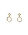 Brinco Fundicao - 30 Zirconia - Trc Pedra c/ Argola 10mm - 00 - 10mm x 15mm - 1.57gr