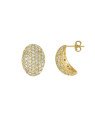 Brinco Fundicao - 142 Zirconia - Oval Abaulado  12x18mm - 00 - 12mm x 18mm - 6.10gr