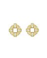 Brinco Fundicao - 88 Zirconia - Redondo Vaz c/ 4 Detalhe 14mm - 00 - 14mm x 14mm - 3.45gr