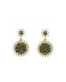 Brinco Fundicao - 150 Zirconia - Trc Estrela c/ Redondo 14mm  - 00 - 14mm x 20mm - 3.80gr