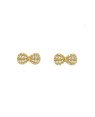 Brinco Fundicao - 48 Zirconia - Laco c/ Bolinhas e 13mm  - 00 - 13mm x 6mm - 2.06gr