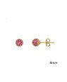 Brinco Fundicao - 62 Zirconia - Bola 8mm - 00 - 8mm x 8mm - 2.16gr