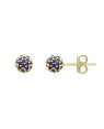 Brinco Fundido Bola 6mm c/ Zirconia - Saphira - 00 - 6mm x 6mm - 1.54gr
