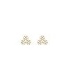 Brinco Fundicao - 36 Zirconia - c/ 3 Florzinha 8mm - 00 - 8mm x 8mm - 1.22gr