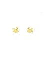 Brinco Fundicao - 8 Zirconia - Patinho 6mm (Faz Lado) - 00 - 6mm x 7mm - 0.91gr