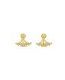 Brinco Fundicao - 20 Zirconia - Rastelo c/ Estrelas 13mm - 00 - 13mm x 12mm - 1.31gr