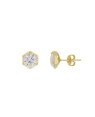 Brinco Fundicao - 2 Zirconia - Hexagono c/ Tres Garras 9mm  - 00 - 9mm x 9mm - 2.52gr