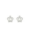 Brinco AG Coroa Vaz c/ Detalhes Reticulado 12mm  - G3 - 12mm x 12mm - 1.35gr