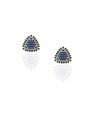 Brinco Fundicao 86 Zirconia - Triangulo 12mm - 00 - 12mm x 12mm - 2.80gr