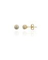Brinco Fundicao 32 Zirconia -  Bola 5mm - 00 - 5mm x 5mm - 1.09gr