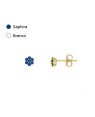 Brinco Fundicao 14 Zirconia - Florzinha 5mm - 00 - 5mm x 5mm - 0.83gr