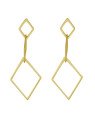 Brinco Tubo Usinado c/ 3 Losango Vaz - 00 - 26mm x 66mm - 4.20gr