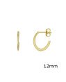 Brinco Argola Oval Peq. - 00 - 14mm x 16mm - 1.30gr
