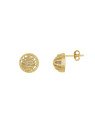Brinco Fundido 2 Zirconia - 1/2 Bola 11mm c/ Diversos Vaz  - 00 - 11mm x 11mm - 4.10gr