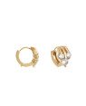 Brinco Fundicao - 6 Zirconia -  Argola c/ 3 Palito  - 00 - 9mm x 14mm - 4.54gr