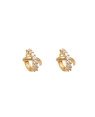 Brinco Fundicao - 14 Zirconia - Argola c/ X  - 00 - 8mm x 12mm - 2.19gr