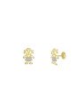 Brinco TP Menina 10mm c/ Rodio - 00 - 6mm x 10mm - 0.86gr