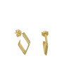 Brinco Argola Usinado Losango 18mm - 00 - 2mm x 18mm - 1.90gr
