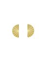 Brinco Leque 15mm Ondulado (Faz Par) - 00 - 8mm x 15mm - 1.05gr
