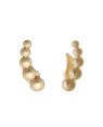Brinco 5 Bolas Reticuladas p/ Brinco  Ear Cuff   - 00 - 9mm x 30mm - 3.20gr