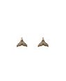 Brinco Rabo de Sereia 8mm Estampado (c/ Resina) - 00 - 8mm x 8mm - 0.80gr
