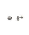Brinco AG TP (Envelhecida) Concha  8mm - Pressao - G5 - 8mm x 7mm - 0.94gr