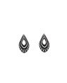 Brinco AG (B. Envelhecido) Gota 13mm Estampado Diversos  - G5 - 7mm x 13mm - 1.24gr